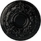Ekena Millwork Darnay Ceiling Medallion (Fits Canopies up to 7 1/4"), Hand-Painted Black Pearl, 29 1/4"OD x 2"P CM29DABPS - alternate 1